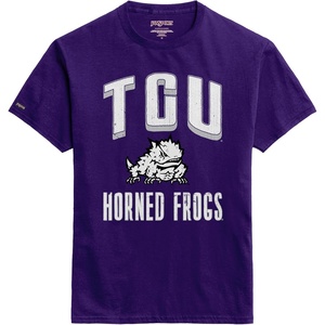 JanSport NCAA Officially Licensed Campus Short Sleeve T Shirt for Men, Soft & Breathable Pre-Shrunk Cotton Crewneck T Shirt(TCU Horned Frogs)