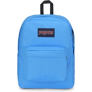 JanSport SuperBreak One Backpack Navy – Durable, Lightweight Bag with 1 Main Compartment, Front Utility Pocket with Built-in Organizer – Premium Backpack(Blue Neon)