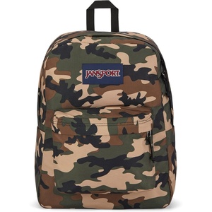 JanSport SuperBreak One Backpack Navy – Durable, Lightweight Bag with 1 Main Compartment, Front Utility Pocket with Built-in Organizer – Premium Backpack(Buckshot Camo)