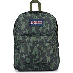 JanSport SuperBreak One Backpack Navy – Durable, Lightweight Bag with 1 Main Compartment, Front Utility Pocket with Built-in Organizer – Premium Backpack(Camo Illusion)