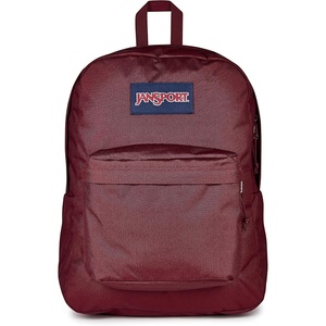 JanSport SuperBreak One Backpack Navy – Durable, Lightweight Bag with 1 Main Compartment, Front Utility Pocket with Built-in Organizer – Premium Backpack(Cherry Lacquer)