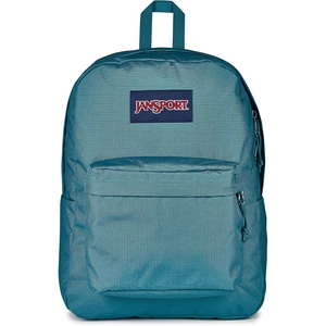 JanSport SuperBreak One Backpack Navy – Durable, Lightweight Bag with 1 Main Compartment, Front Utility Pocket with Built-in Organizer – Premium Backpack(Emerald Pool)