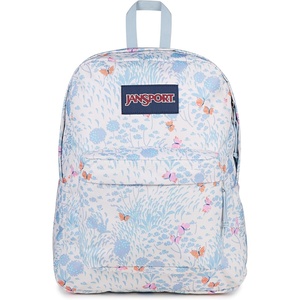 JanSport SuperBreak One Backpack Navy – Durable, Lightweight Bag with 1 Main Compartment, Front Utility Pocket with Built-in Organizer – Premium Backpack(Fluttering Fields)