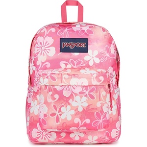 JanSport SuperBreak One Backpack Navy – Durable, Lightweight Bag with 1 Main Compartment, Front Utility Pocket with Built-in Organizer – Premium Backpack(Hiblisscus)