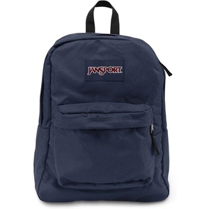 JanSport SuperBreak One Backpack Navy – Durable, Lightweight Bag with 1 Main Compartment, Front Utility Pocket with Built-in Organizer – Premium Backpack(Navy)