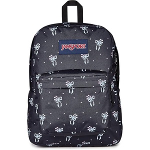 JanSport SuperBreak One Backpack Navy – Durable, Lightweight Bag with 1 Main Compartment, Front Utility Pocket with Built-in Organizer – Premium Backpack(Pastel Petals Black)
