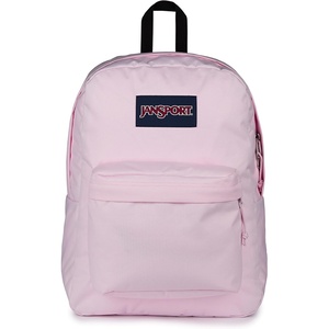 JanSport SuperBreak One Backpack Navy – Durable, Lightweight Bag with 1 Main Compartment, Front Utility Pocket with Built-in Organizer – Premium Backpack(Pink Ice)