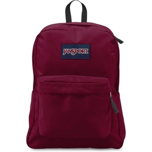 JanSport SuperBreak One Backpack Navy – Durable, Lightweight Bag with 1 Main Compartment, Front Utility Pocket with Built-in Organizer – Premium Backpack(Russet Red)