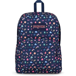 JanSport SuperBreak One Backpack Navy – Durable, Lightweight Bag with 1 Main Compartment, Front Utility Pocket with Built-in Organizer – Premium Backpack(Slice of Fun)