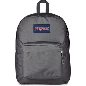 JanSport SuperBreak One Backpack Navy – Durable, Lightweight Bag with 1 Main Compartment, Front Utility Pocket with Built-in Organizer – Premium Backpack(Smokey Grit)