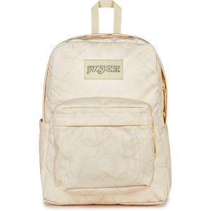 JanSport SuperBreak Plus Backpack(Rows of Bows Natural)