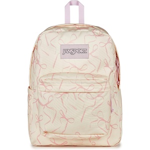 JanSport SuperBreak Plus Backpack(Rows of Bows Pink)
