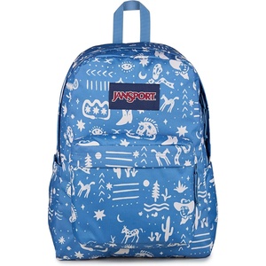 JanSport SuperBreak Plus Backpack(Yeehaws/Horses Blue)