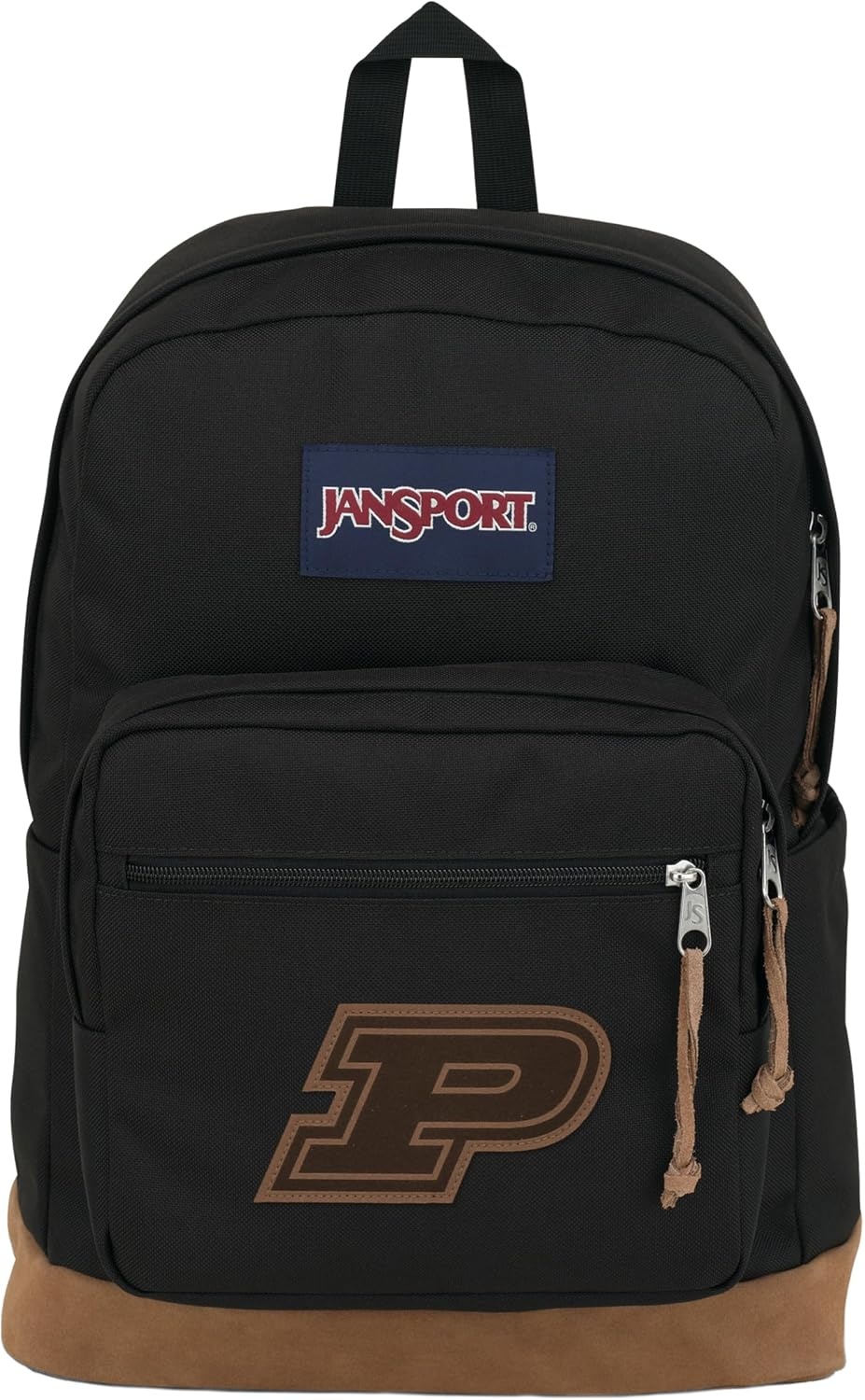 image:imageJanSport NCAA Officially Licensed Backpack Purdue Boilermakers Right Pack with Padded 15Inch Laptop Sleeve Spacious Computer Bag Durable Daypack with Bottle Pocket amp Haul Handle BlackTeam Color