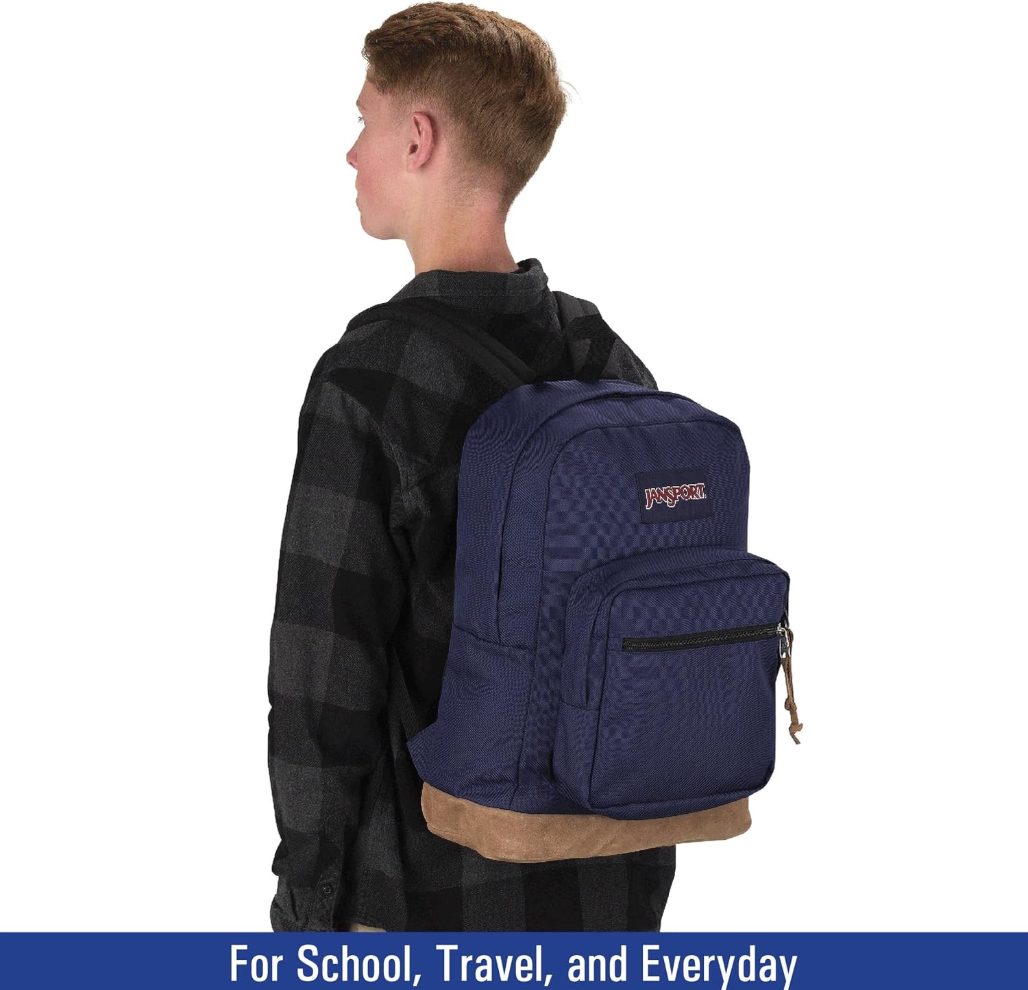 image:imageJanSport NCAA Officially Licensed Backpack Purdue Boilermakers Right Pack with Padded 15Inch Laptop Sleeve Spacious Computer Bag Durable Daypack with Bottle Pocket amp Haul Handle BlackTeam Color