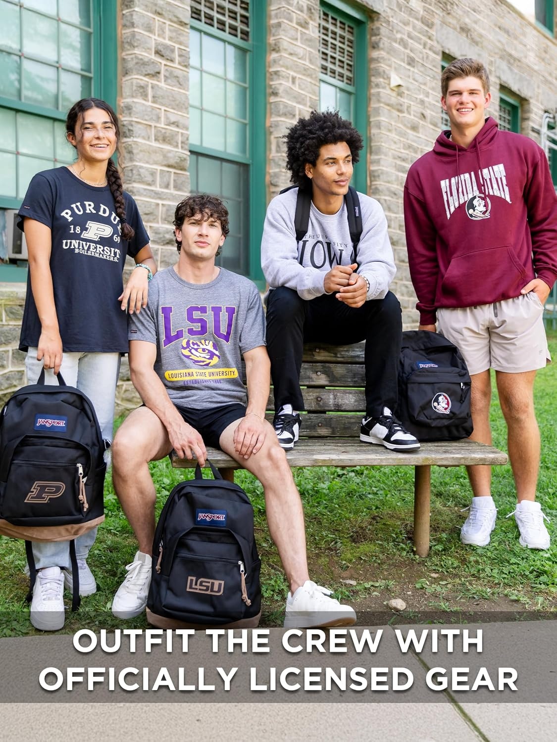 image:imageJanSport NCAA Officially Licensed Graduate Short Sleeve T Shirt for Women Soft amp Breathable CottonPolyester Blend Crewneck T Shirt with Graphic Detailing Everyday University Fan ApparelMichigan State Spartans