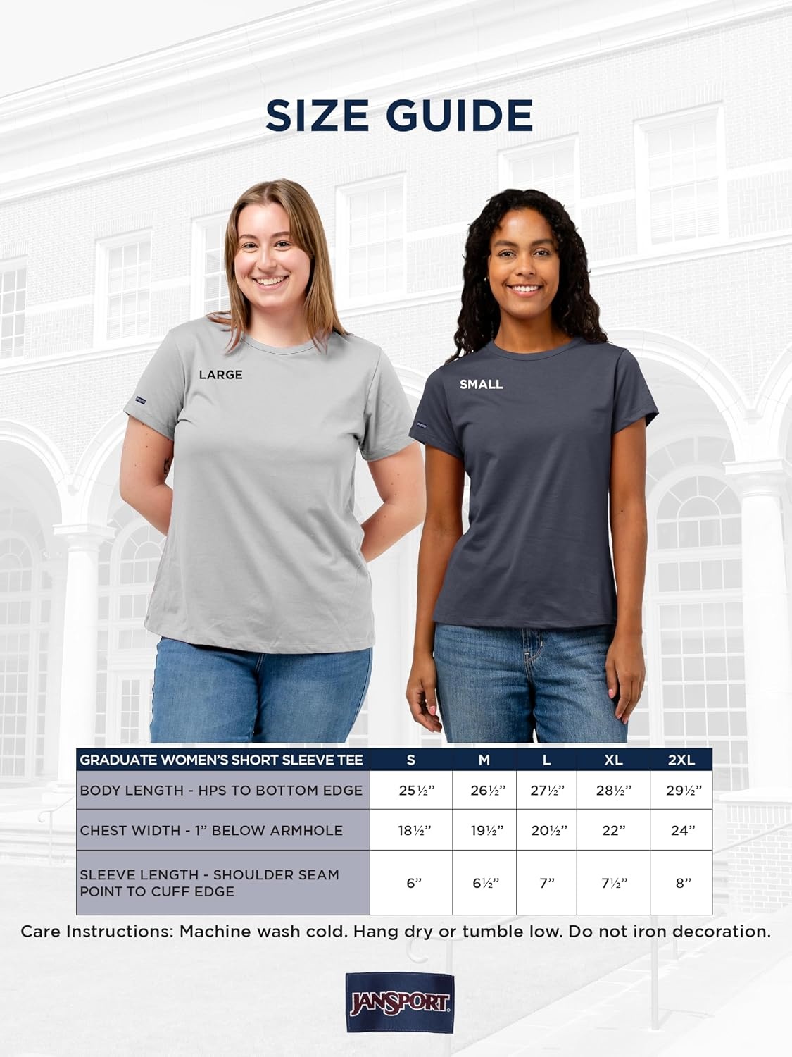 image:imageJanSport NCAA Officially Licensed Graduate Short Sleeve T Shirt for Women Soft amp Breathable CottonPolyester Blend Crewneck T Shirt with Graphic Detailing Everyday University Fan ApparelCincinnati Bearcats