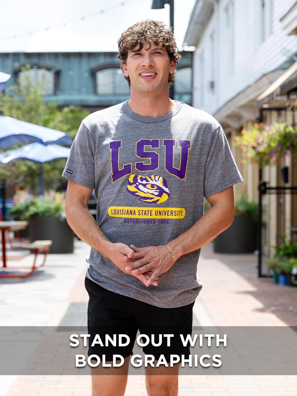 image:imageJanSport NCAA Officially Licensed Pregame Short Sleeve T Shirt for Men Soft amp Breathable Triblend Crewneck T ShirtMississippi State Bulldogs