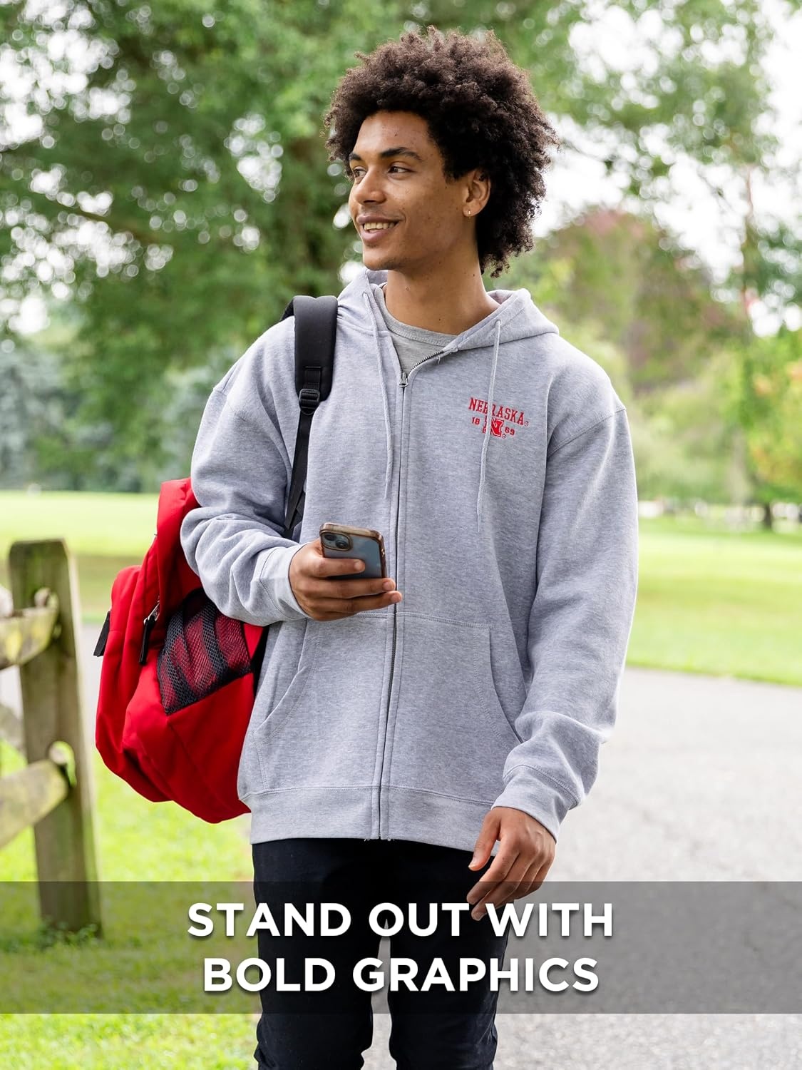 image:imageJanSport NCAA Officially Licensed Rival Full Zip Hoodie Long Sleeve Unisex Sweatshirt DoubleLayered Fleece HoodFlorida State Seminoles