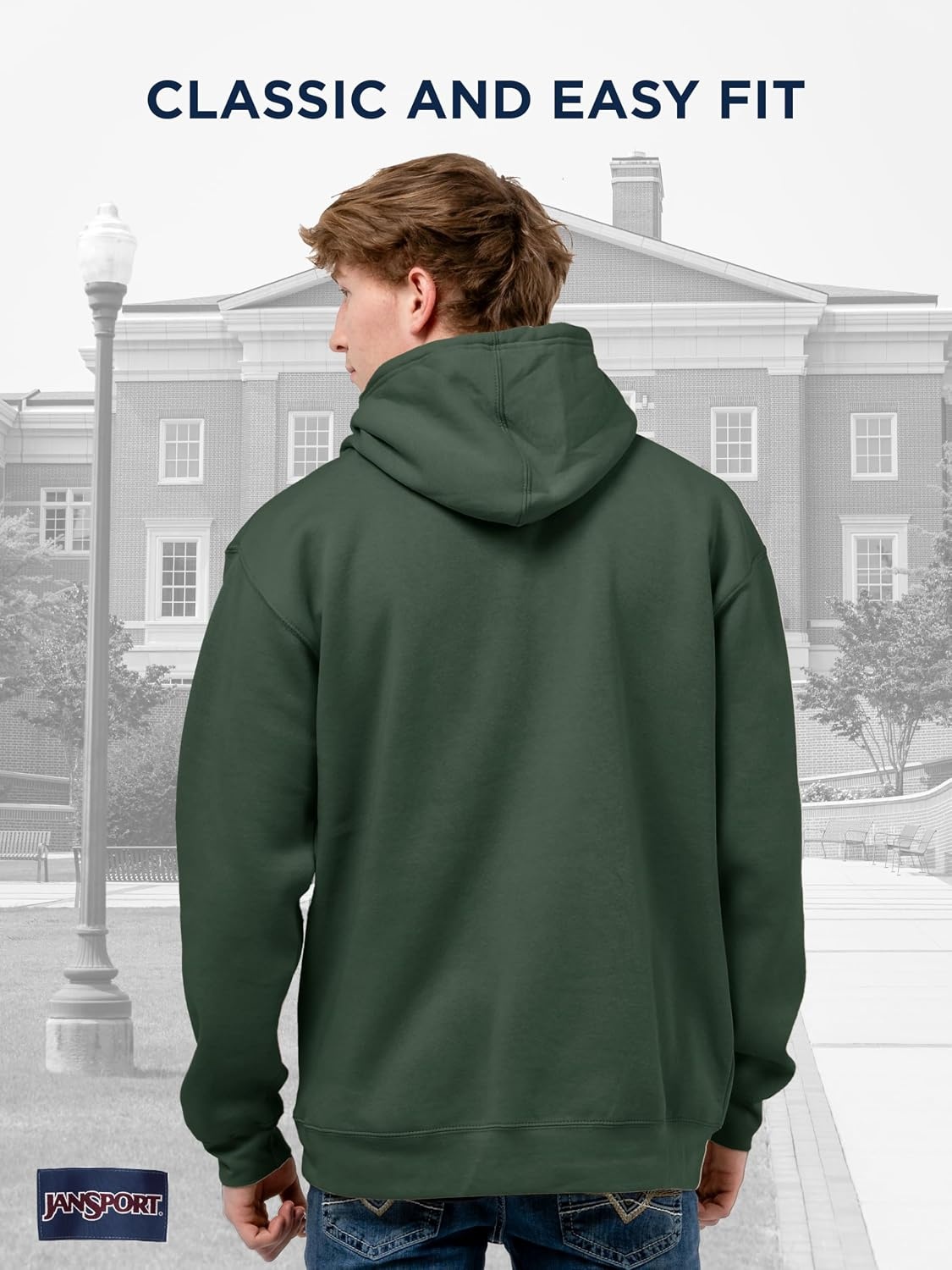 image:imageJanSport NCAA Officially Licensed Rival Hoodie Long Sleeve Unisex Sweatshirt CottonPolyester Blend DoubleLayered HoodSouth Florida Bulls