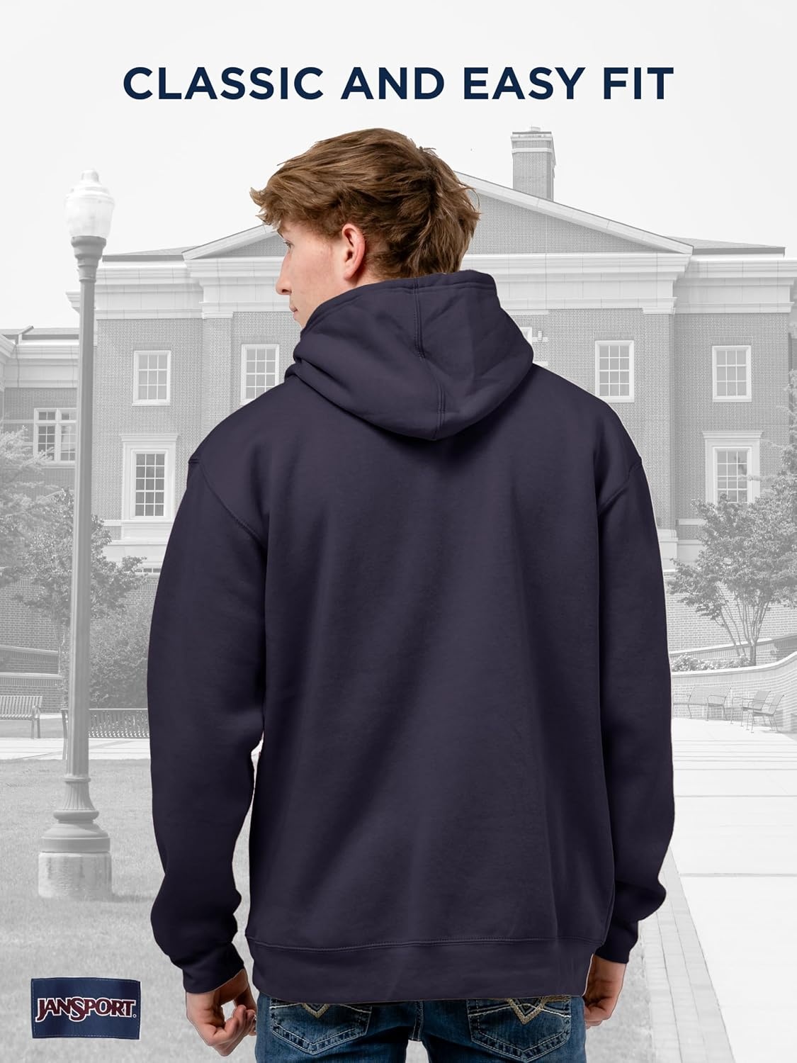image:imageJanSport NCAA Officially Licensed Rival Hoodie Long Sleeve Unisex Sweatshirt CottonPolyester Blend DoubleLayered HoodVirginia Cavaliers