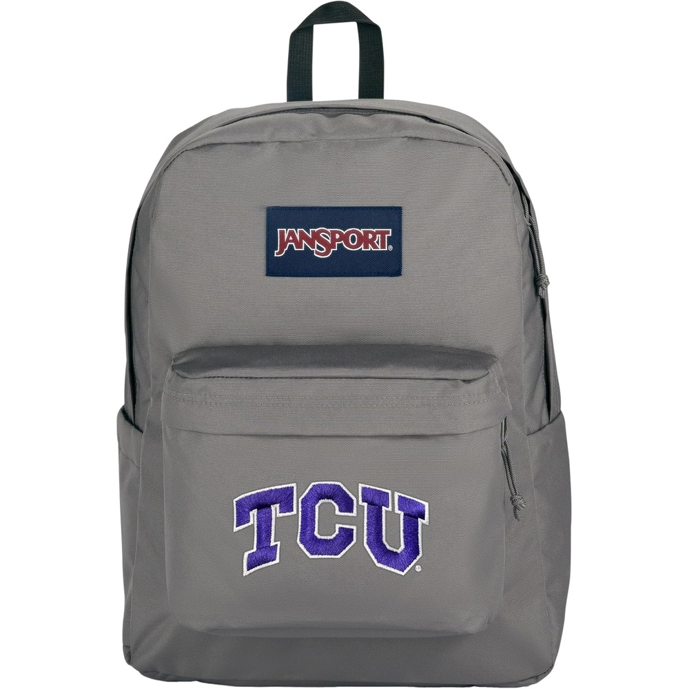 image:imageJanSport NCAA Officially Licensed Backpack South Carolina Superbreak Plus with Padded 15 Laptop Sleeve Spacious Computer Bag for Men amp Women Durable Daypack with Bottle Pocket Graphite GreyTCU Horned Frogs