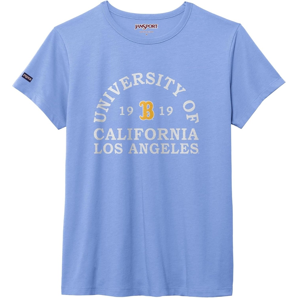 image:imageJanSport NCAA Officially Licensed Graduate Short Sleeve T Shirt for Women Soft amp Breathable CottonPolyester Blend Crewneck T Shirt with Graphic Detailing Everyday University Fan ApparelUCLA Bruins