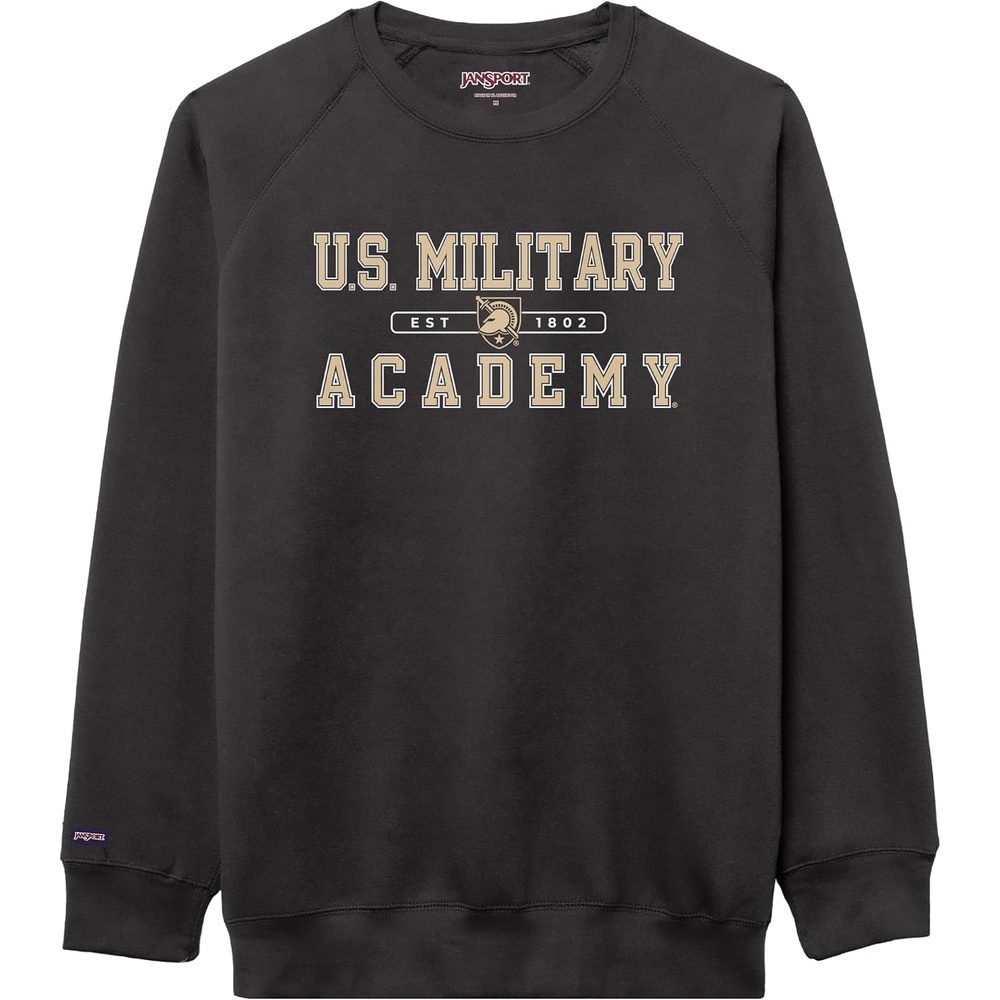image:imageJanSport NCAA Officially Licensed Rival Crew Sweatshirt Long Sleeve Graphic Pullover for Men Women CottonPolyester BlendArmy Black Knights