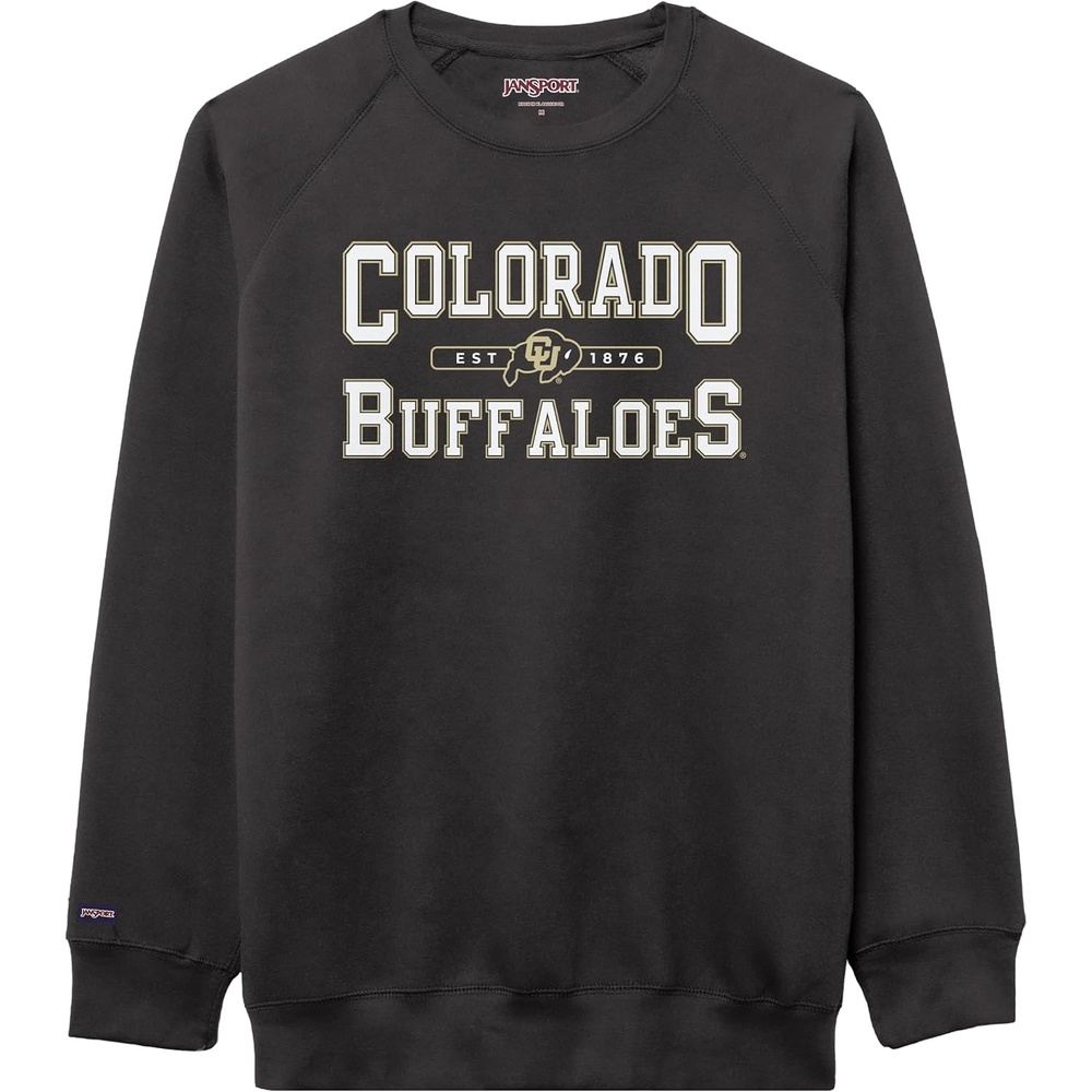 image:imageJanSport NCAA Officially Licensed Rival Crew Sweatshirt Long Sleeve Graphic Pullover for Men Women CottonPolyester BlendColorado Buffaloes