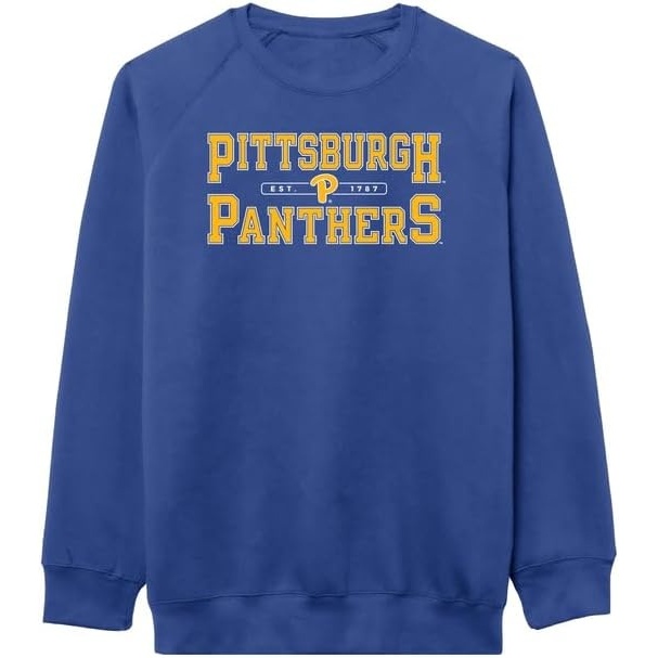 image:imageJanSport NCAA Officially Licensed Rival Crew Sweatshirt Long Sleeve Graphic Pullover for Men Women CottonPolyester BlendPittsburgh Panthers