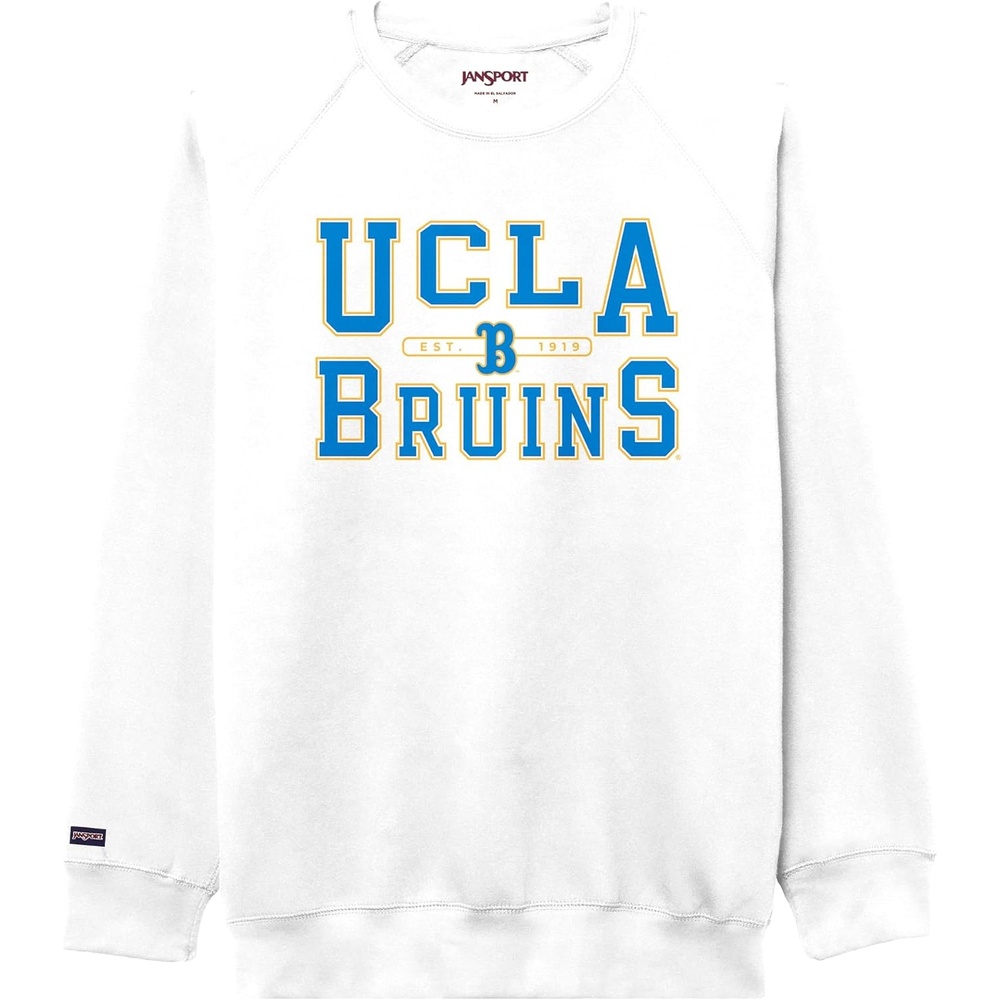 image:imageJanSport NCAA Officially Licensed Rival Crew Sweatshirt Long Sleeve Graphic Pullover for Men Women CottonPolyester BlendUCLA Bruins