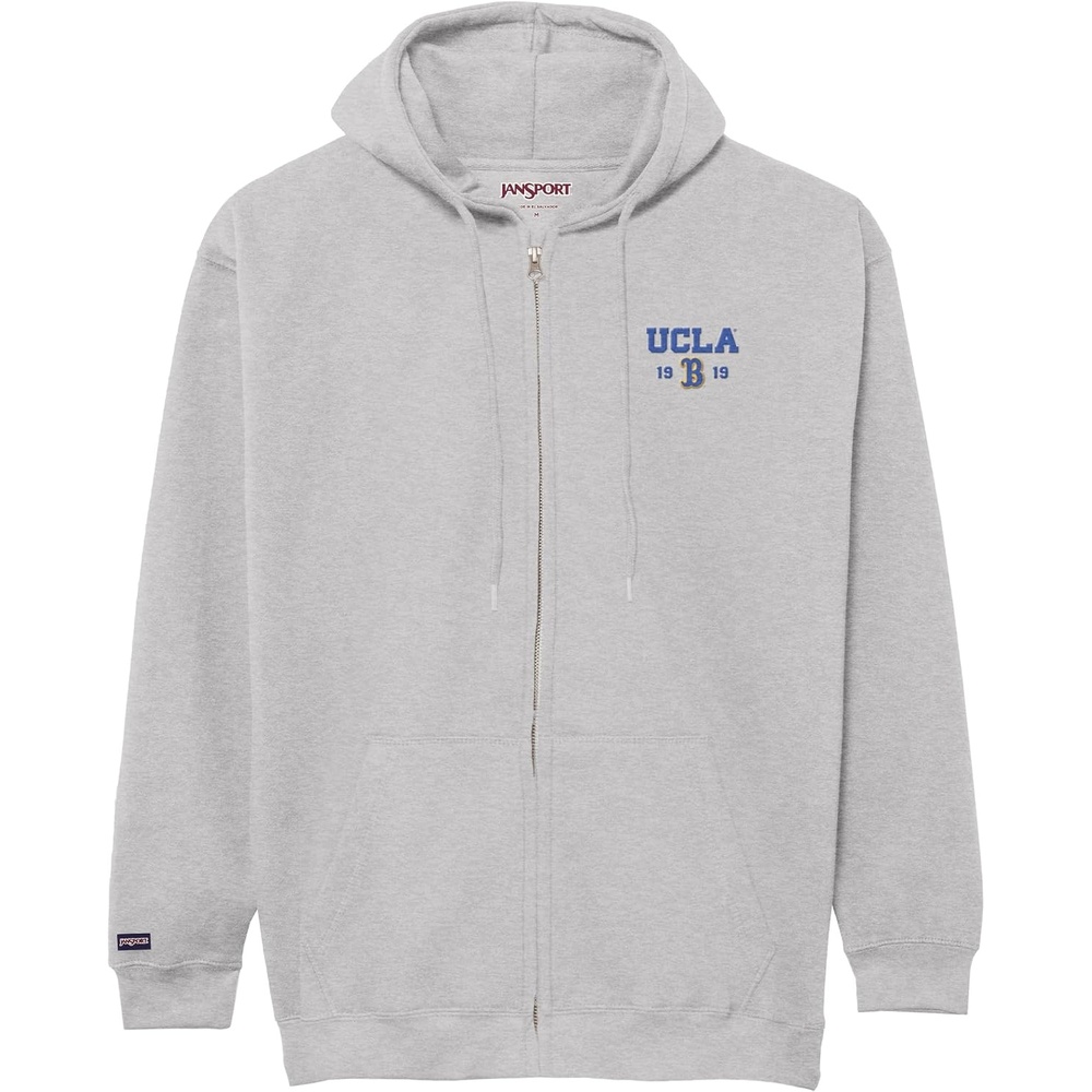 image:imageJanSport NCAA Officially Licensed Rival Full Zip Hoodie Long Sleeve Unisex Sweatshirt DoubleLayered Fleece HoodUCLA Bruins