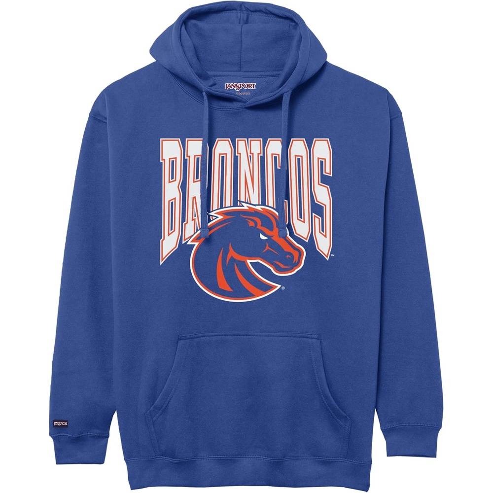 image:imageJanSport NCAA Officially Licensed Rival Hoodie Long Sleeve Unisex Sweatshirt CottonPolyester Blend DoubleLayered HoodBoise State Broncos