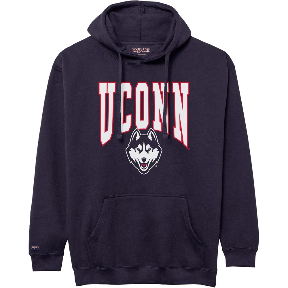 image:imageJanSport NCAA Officially Licensed Rival Hoodie Long Sleeve Unisex Sweatshirt CottonPolyester Blend DoubleLayered HoodConnecticut Huskies