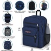 JanSport NCAA Officially Licensed Backpack, Purdue Boilermakers, Big Student with Padded 15-Inch Laptop Sleeve, 2 Compartment Computer Bag with Bottle Pocket & Haul Handle, Book Rucksack, Black(Team Color)