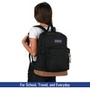 JanSport NCAA Officially Licensed Backpack, Purdue Boilermakers, Right Pack with Padded 15-Inch Laptop Sleeve, Spacious Computer Bag, Durable Daypack with Bottle Pocket & Haul Handle, Black(Team Color)