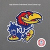 JanSport NCAA Officially Licensed Backpack, South Carolina, Superbreak Plus with Padded 15” Laptop Sleeve, Spacious Computer Bag for Men & Women, Durable Daypack with Bottle Pocket, Graphite Grey(Kansas Jayhawks)