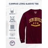 JanSport NCAA Officially Licensed Campus Long Sleeve T Shirt for Men, Soft & Breathable Pre-Shrunk Cotton Crewneck T Shirt(Arizona State Sun Devils)