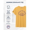 JanSport NCAA Officially Licensed Graduate Short Sleeve T Shirt for Women, Soft & Breathable Cotton-Polyester Blend Crewneck T Shirt with Graphic Detailing, Everyday University Fan Apparel(LSU Tigers)