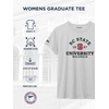 JanSport NCAA Officially Licensed Graduate Short Sleeve T Shirt for Women, Soft & Breathable Cotton-Polyester Blend Crewneck T Shirt with Graphic Detailing, Everyday University Fan Apparel(North Carolina State Wolfpack)