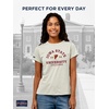 JanSport NCAA Officially Licensed Graduate Short Sleeve T Shirt for Women, Soft & Breathable Cotton-Polyester Blend Crewneck T Shirt with Graphic Detailing, Everyday University Fan Apparel(Iowa State Cyclones)