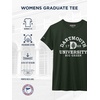JanSport NCAA Officially Licensed Graduate Short Sleeve T Shirt for Women, Soft & Breathable Cotton-Polyester Blend Crewneck T Shirt with Graphic Detailing, Everyday University Fan Apparel(Dartmouth Big Green)