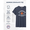 JanSport NCAA Officially Licensed Graduate Short Sleeve T Shirt for Women, Soft & Breathable Cotton-Polyester Blend Crewneck T Shirt with Graphic Detailing, Everyday University Fan Apparel(Clemson Tigers)