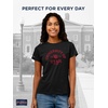 JanSport NCAA Officially Licensed Graduate Short Sleeve T Shirt for Women, Soft & Breathable Cotton-Polyester Blend Crewneck T Shirt with Graphic Detailing, Everyday University Fan Apparel(Utah Utes)