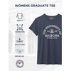 JanSport NCAA Officially Licensed Graduate Short Sleeve T Shirt for Women, Soft & Breathable Cotton-Polyester Blend Crewneck T Shirt with Graphic Detailing, Everyday University Fan Apparel(Arizona Wildcats)