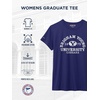 JanSport NCAA Officially Licensed Graduate Short Sleeve T Shirt for Women, Soft & Breathable Cotton-Polyester Blend Crewneck T Shirt with Graphic Detailing, Everyday University Fan Apparel(BYU Cougars)