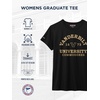 JanSport NCAA Officially Licensed Graduate Short Sleeve T Shirt for Women, Soft & Breathable Cotton-Polyester Blend Crewneck T Shirt with Graphic Detailing, Everyday University Fan Apparel(Vanderbilt Commodores)
