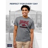 JanSport NCAA Officially Licensed Pregame Short Sleeve T Shirt for Men, Soft & Breathable Triblend Crewneck T Shirt(Arkansas Razorbacks)