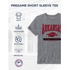 JanSport NCAA Officially Licensed Pregame Short Sleeve T Shirt for Men, Soft & Breathable Triblend Crewneck T Shirt(Arkansas Razorbacks)