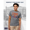 JanSport NCAA Officially Licensed Pregame Short Sleeve T Shirt for Men, Soft & Breathable Triblend Crewneck T Shirt(Clemson Tigers)